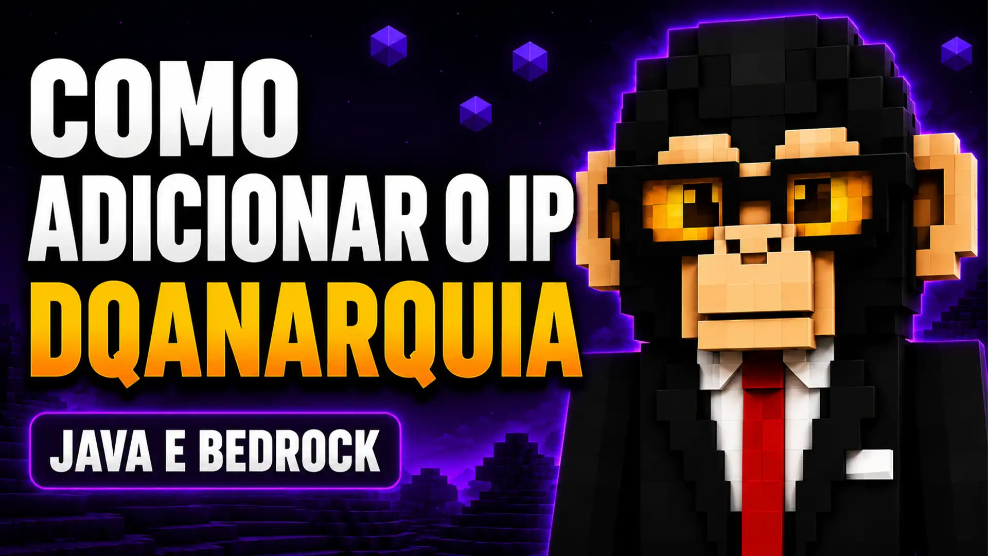 Blog 3 Como adicionar o IP do servidor DQAnarquia no Minecraft