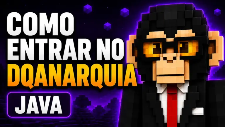 DQAnarquia 4 Como entrar no DQAnarquia Servidor de Minecraft Anarquico Java