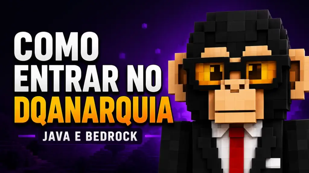 Como entrar no servidor de Minecraft anárquico DQAnarquia 7 Como entrar no servidor de Minecraft anarquico DQAnarquia